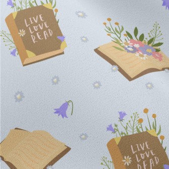 Life Books Flowers Chiffon