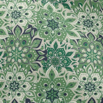 Retro Totem Flowers Chiffon