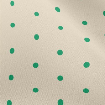 Neat Green Spots Chiffon
