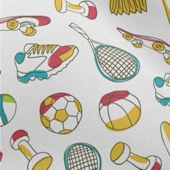 Tennis Badminton Skateboarding Chiffon