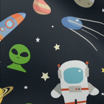 Outer Space Universe Chiffon