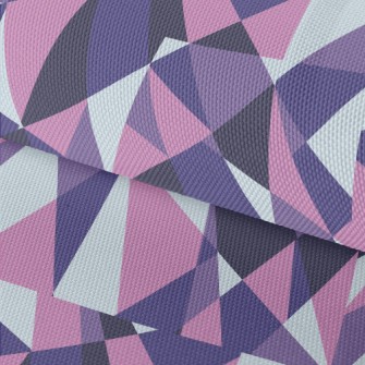 Polygonal Patchwork Geometry Waterproof Oxford