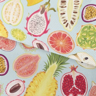 Summer Fruit Cross Section Waterproof Oxford