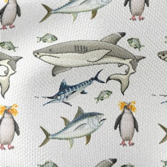 Sailfish Shark Penguin Waterproof Canvas
