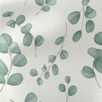 Simple Leaves And Flowers Waterproof Canvas