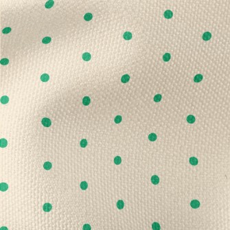 Neat Green Spots Waterproof Canvas