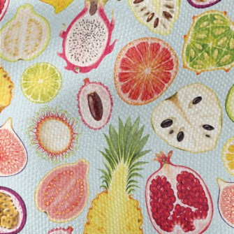 Summer Fruit Cross Section Waterproof Canvas
