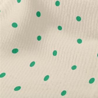 Neat Green Spots Terry