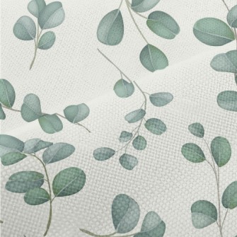 Simple Leaves And Flowers Performance Linen