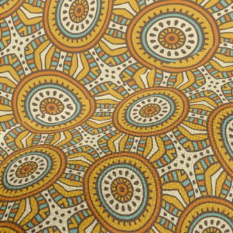 Mysterious Geometric Pattern Performance Linen