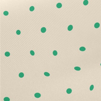 Neat Green Spots Twill
