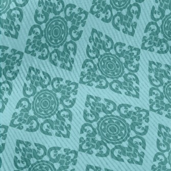 Retro Geometric Totem Standard Corduroy