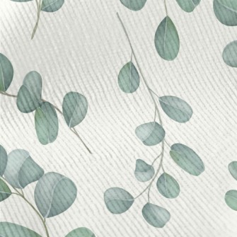 Simple Leaves And Flowers Standard Corduroy