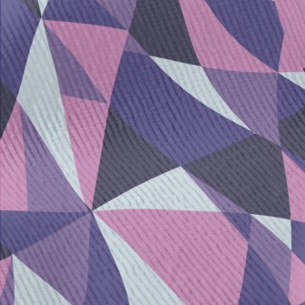 Polygonal Patchwork Geometry Standard Corduroy