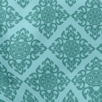Retro Geometric Totem Stretch Ponte