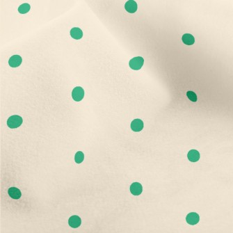 Neat Green Spots Micro Fleece