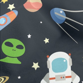 Outer Space Universe Micro Fleece