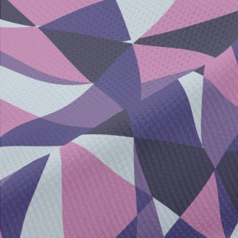 Polygonal Patchwork Geometry Piqué