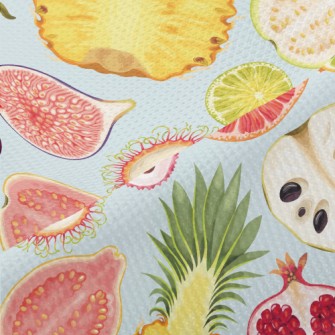 Summer Fruit Cross Section Piqué