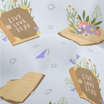Life Books Flowers Lightweight Performance Linen