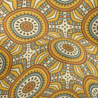 Mysterious Geometric Pattern Lightweight Performance Linen
