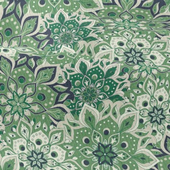 Retro Totem Flowers Modern Jersey