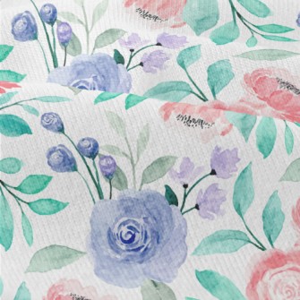 Watercolor Blooming Flowers Modern Jersey