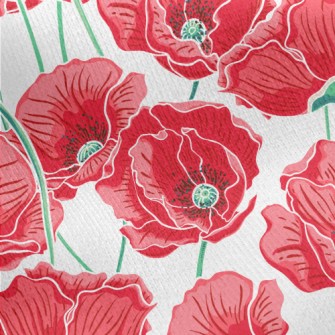 Peonies Bloom In Midsummer Jersey Backed Fleece