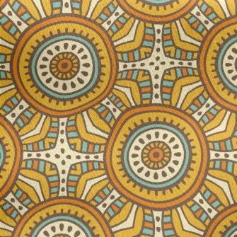 Mysterious Geometric Pattern Jersey Backed Fleece