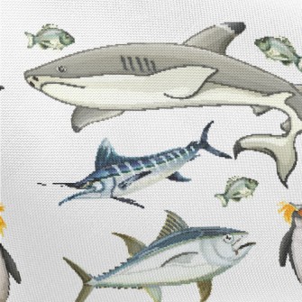 Sailfish Shark Penguin Pongee