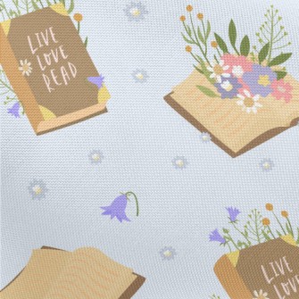 Life Books Flowers Pongee