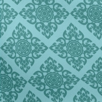 Retro Geometric Totem Pongee