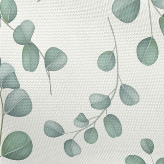 Simple Leaves And Flowers Pongee