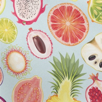 Summer Fruit Cross Section Pongee