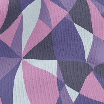 Polygonal Patchwork Geometry Stretch Jersey