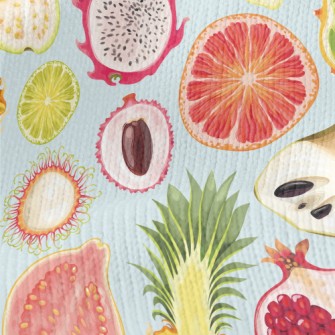 Summer Fruit Cross Section Stretch Jersey
