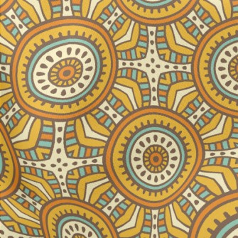 Mysterious Geometric Pattern Lightweight Cotton Poplin