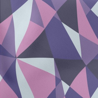 Polygonal Patchwork Geometry Lightweight Cotton Poplin