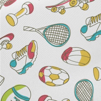 Tennis Badminton Skateboarding Midweight Cotton Poplin