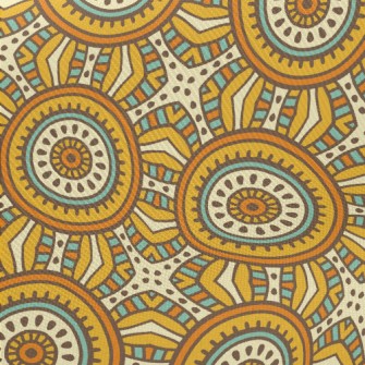Mysterious Geometric Pattern Midweight Cotton Poplin