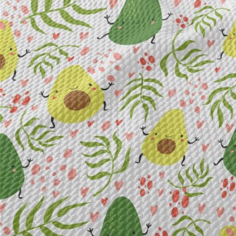 Dancing Avocado Birdseye Piqué