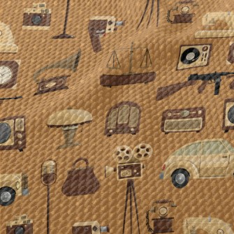 Retro Appliances Birdseye Piqué