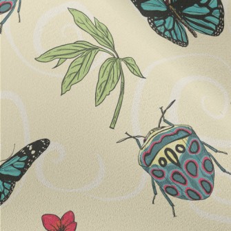 Beautiful Butterfly Insect Chiffon