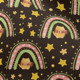 Star Rainbow Kitten Chiffon