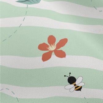 Striped Flying Bee Chiffon