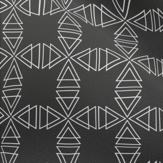 Irregular Geometric Shapes Chiffon