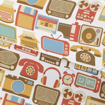 Retro TV Speakers Waterproof Oxford