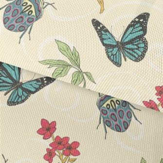 Beautiful Butterfly Insect Waterproof Oxford