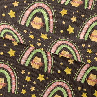 Star Rainbow Kitten Waterproof Oxford