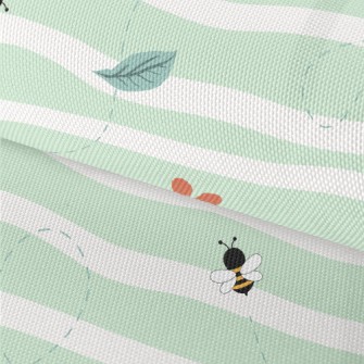 Striped Flying Bee Waterproof Oxford